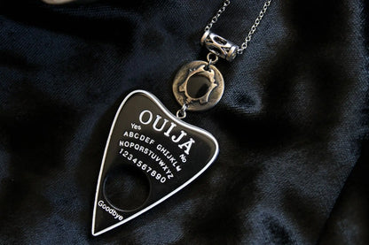 Collier Oui-ja noir - Aurore Lune 