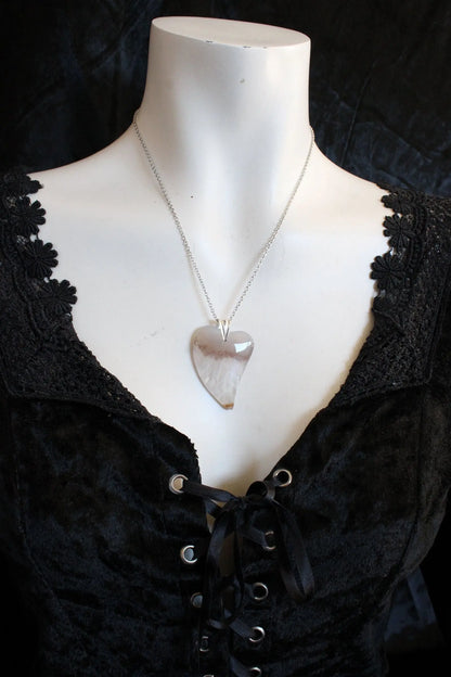 Collier avec agate naturelle - Aurore Lune 