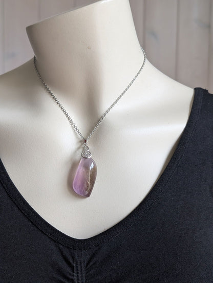 Collier avec amétrine - Aurore Lune 