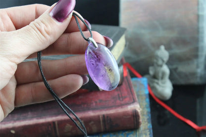 Collier avec amétrine - Aurore Lune 