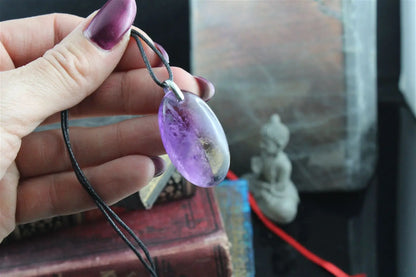 Collier avec amétrine - Aurore Lune 