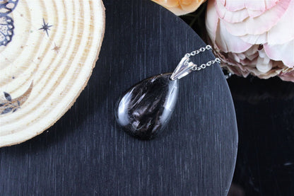 Collier avec hypersthène - Aurore Lune 