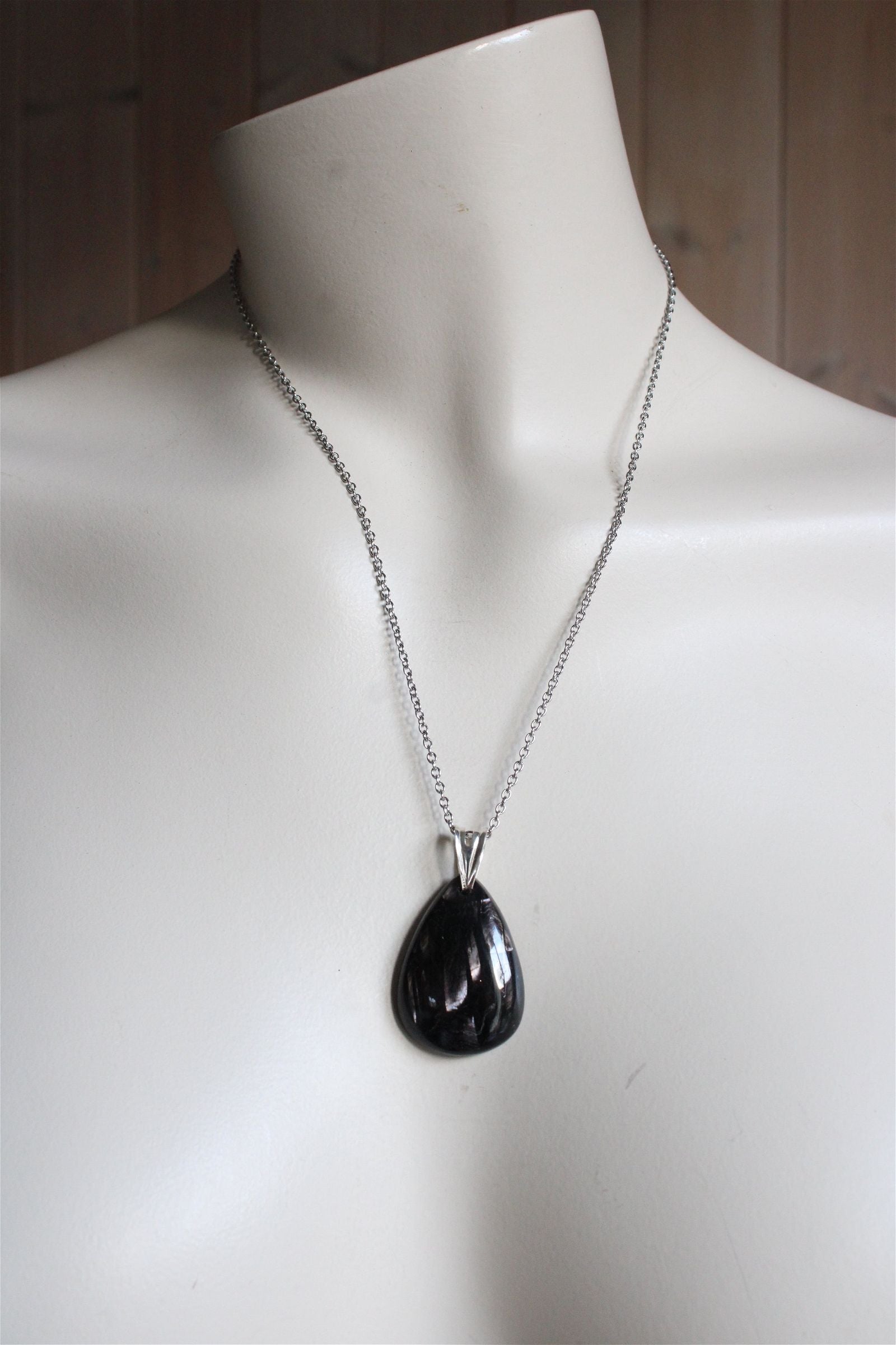 Collier avec hypersthène - Aurore Lune 