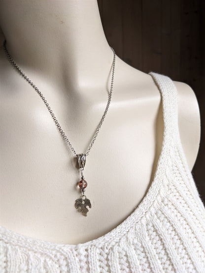 Collier avec jolie lodolite LES EPURES - Aurore Lune 