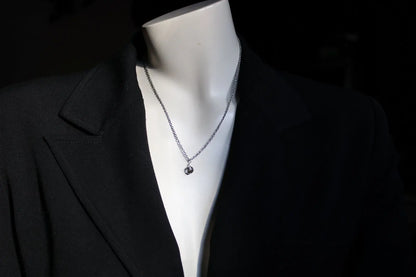 Collier avec jolie lodolite LES EPURES - Aurore Lune 