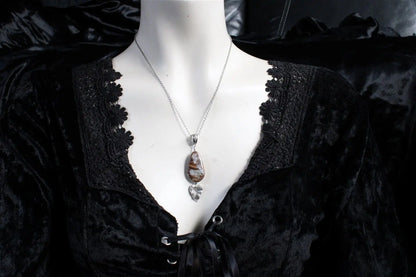 Collier avec opale boulder - Aurore Lune 