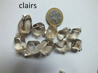 Collier avec vraie citrine - Aurore Lune 