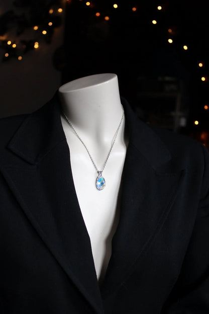 Collier décoré de swarovski original - Aurore Lune 