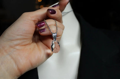 Collier décoré de swarovski original - Aurore Lune 