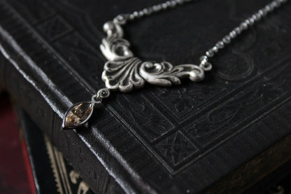 Collier décoré de swarovski original Baroque - Aurore Lune 
