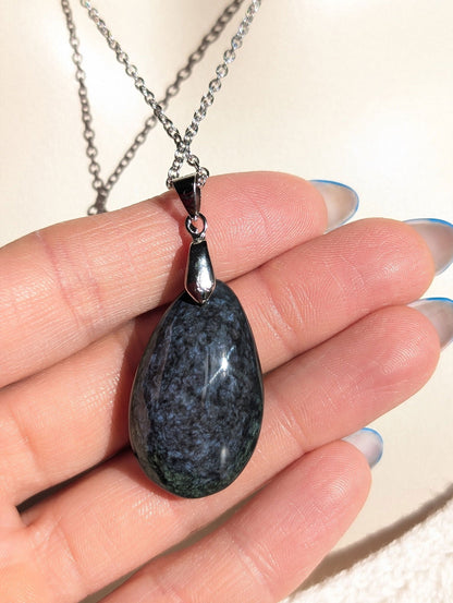 Collier en obsidienne mentogochol - Aurore Lune 
