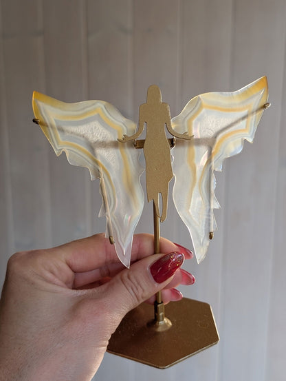 Fée ange iris arc en ciel ou agate iris - Aurore Lune 