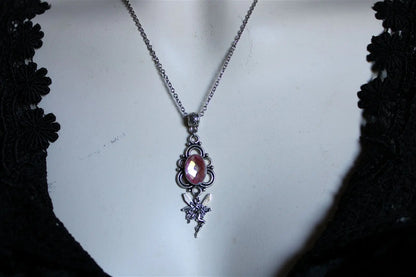 Fée des clématites - collier fantaisie - Aurore Lune 