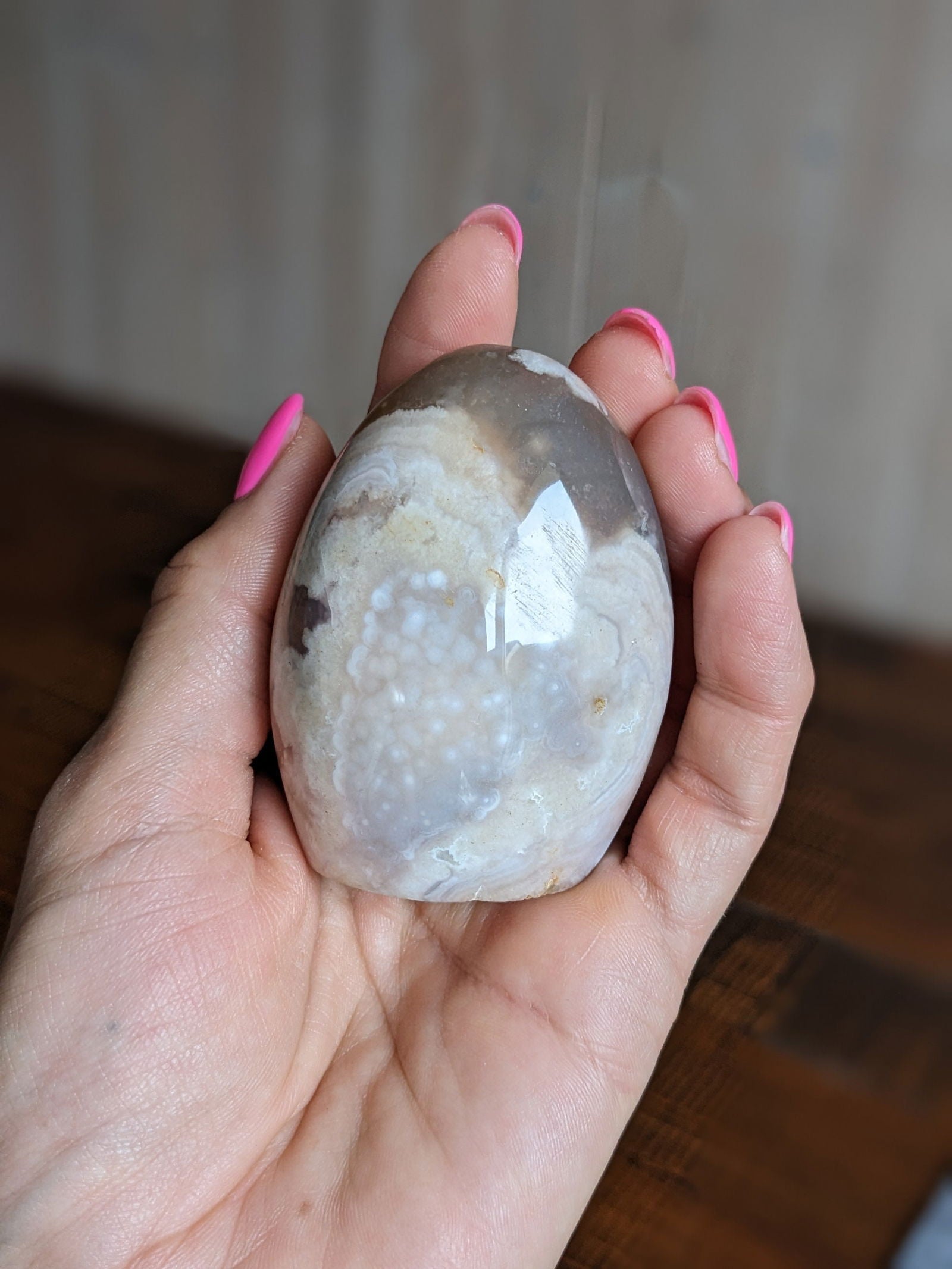 Forme libre agate sakura - Aurore Lune 