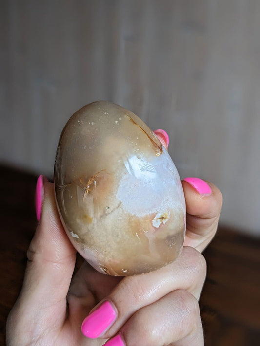 Forme libre agate sakura - Aurore Lune 