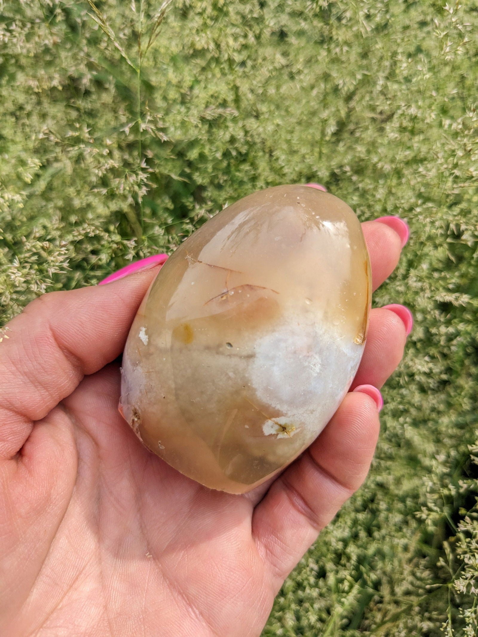 Forme libre agate sakura - Aurore Lune 