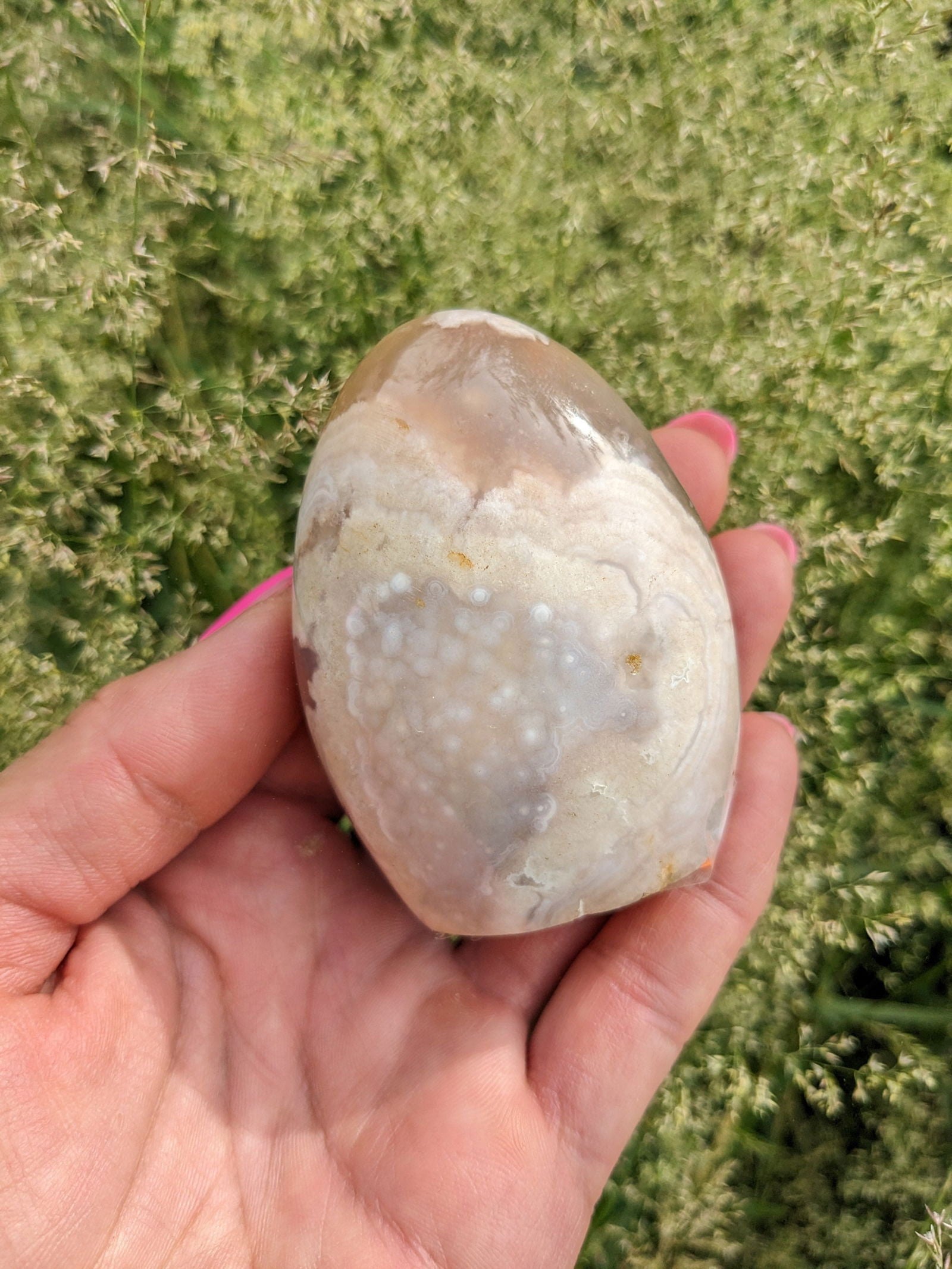 Forme libre agate sakura - Aurore Lune 