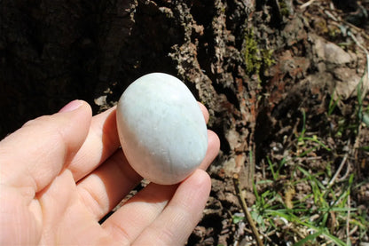 Galets feldspaths avec  garniérite au choix menu déroulant - Aurore Lune 