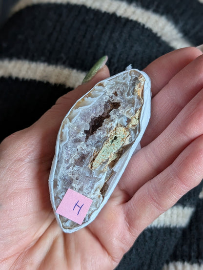 Géode agate au choix - Aurore Lune 