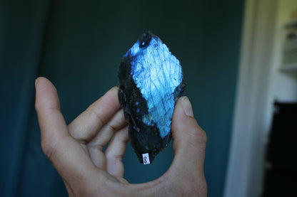 Morceau de labradorite mi-brute AU CHOIX menu déroulant - Aurore Lune 