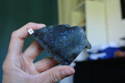 Morceau de labradorite mi-brute AU CHOIX menu déroulant - Aurore Lune 
