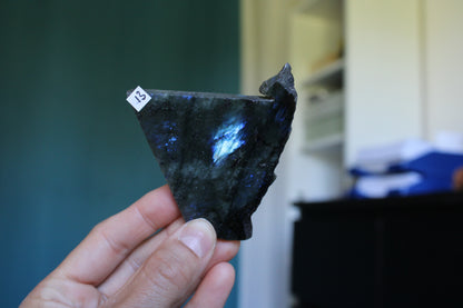 Morceau de labradorite mi-brute AU CHOIX menu déroulant - Aurore Lune 