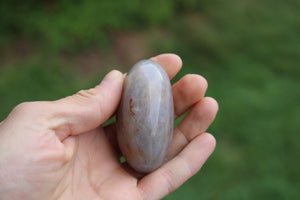 1 galet de quartz lavande 6 cm