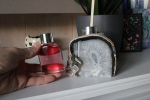 1 porte parfum en agate et parfum + bâtonnets fournis