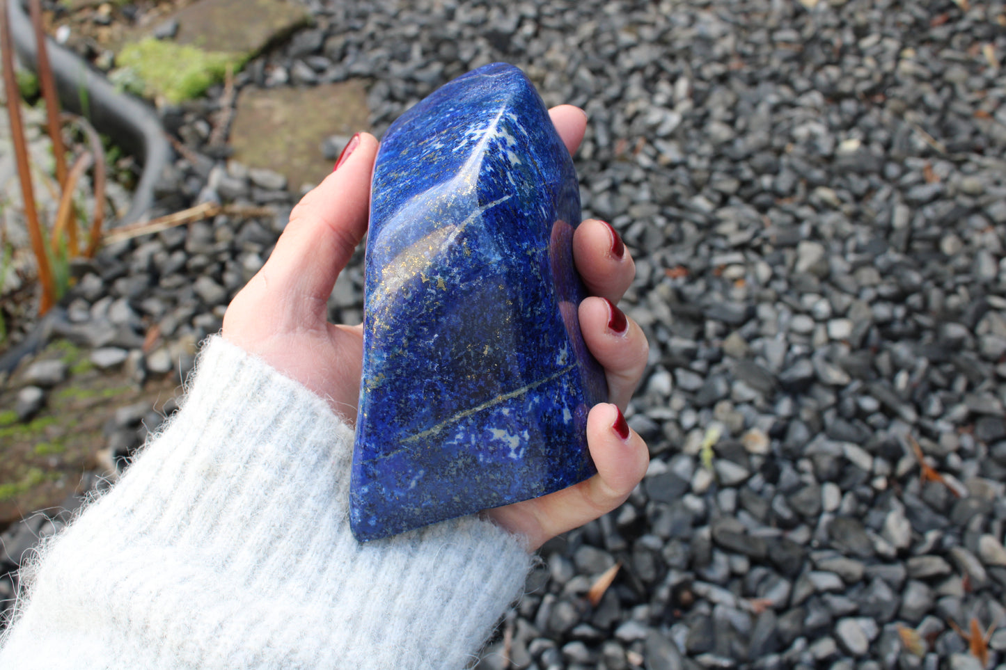 Lapis lazuli à poser 0.8 kg 11x6x6 cm