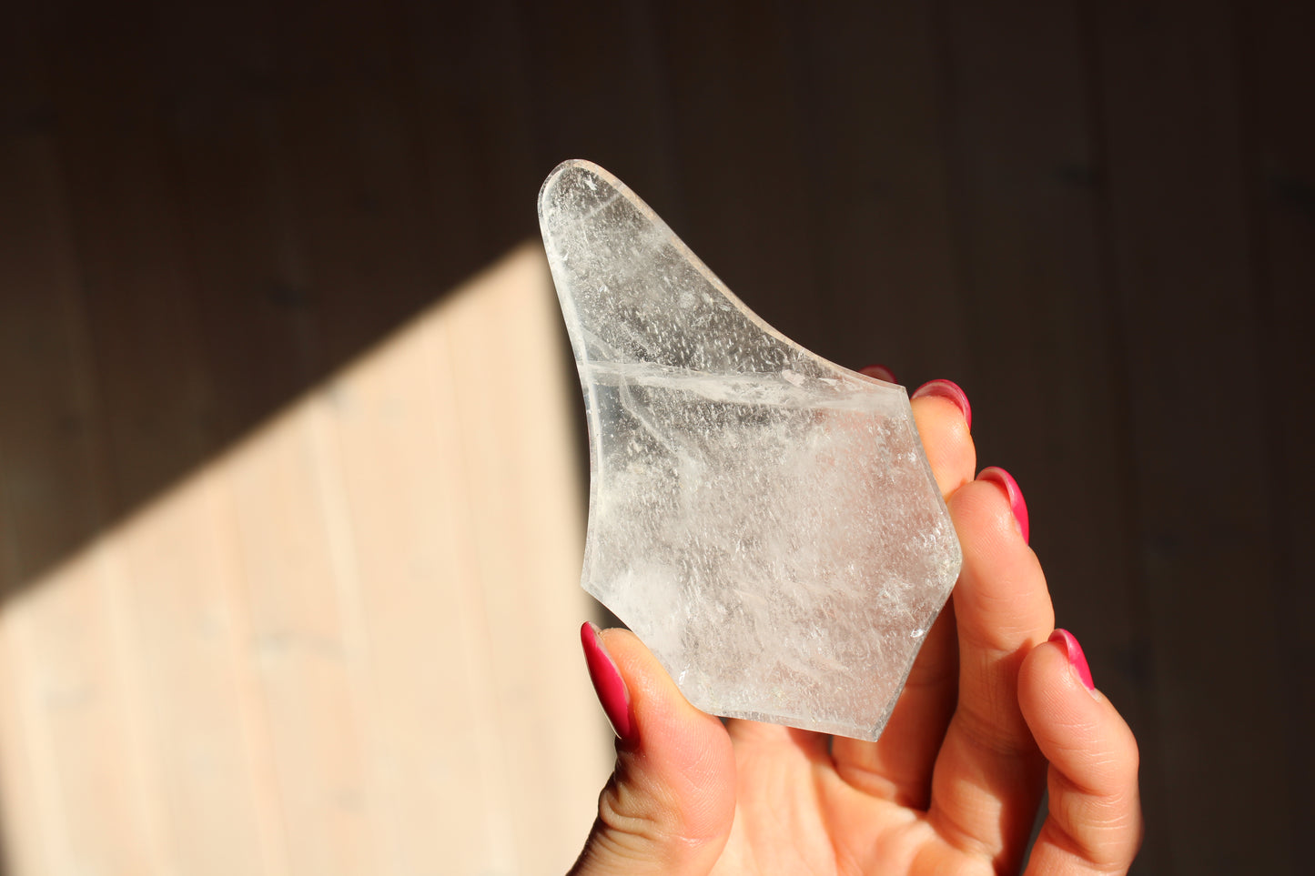 1 cristal de roche forme originale
