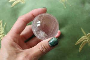 Sphère en cristal de roche