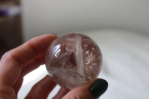 Sphère en cristal de roche