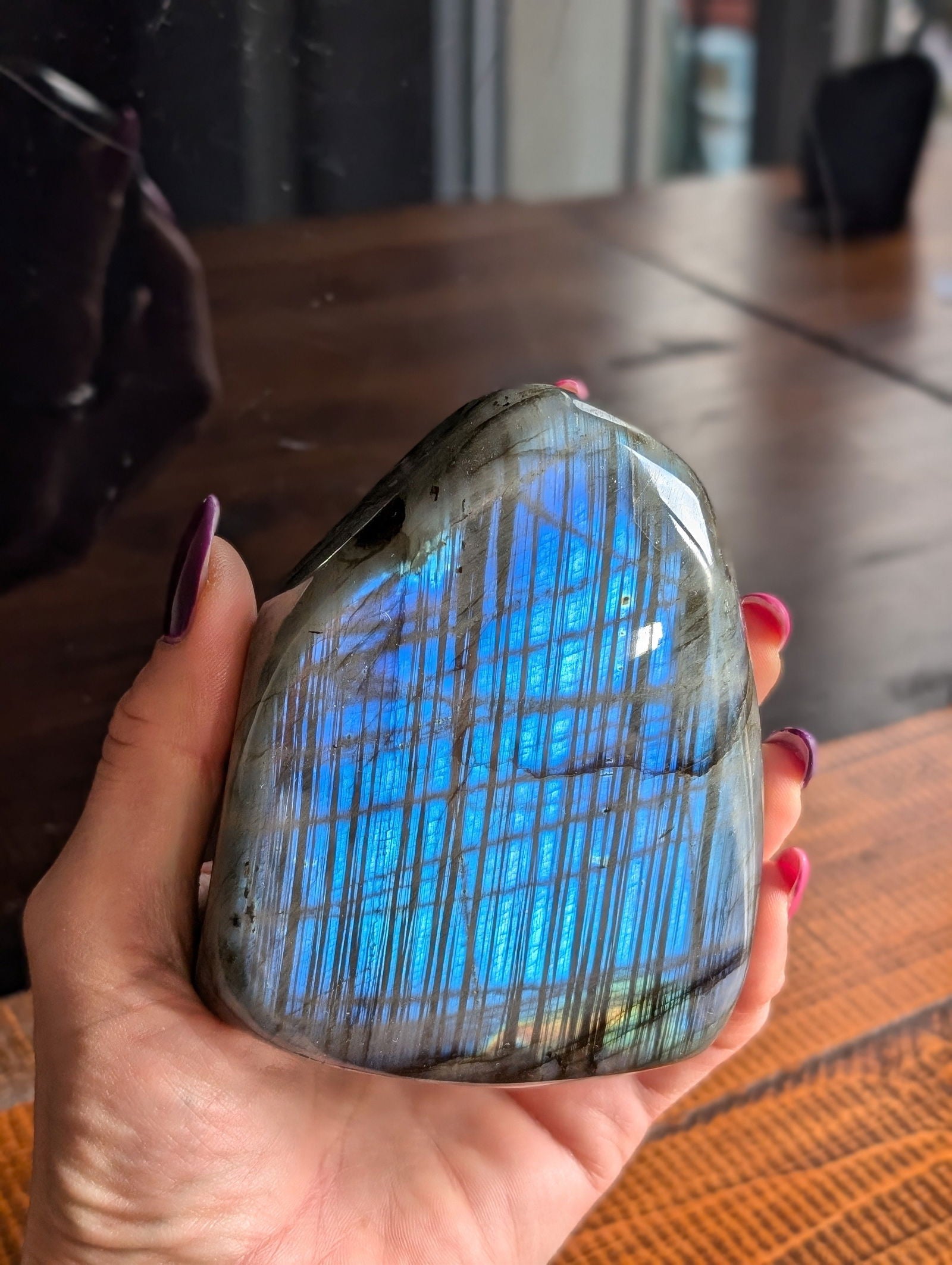 Labradorite à poser - Aurore Lune 