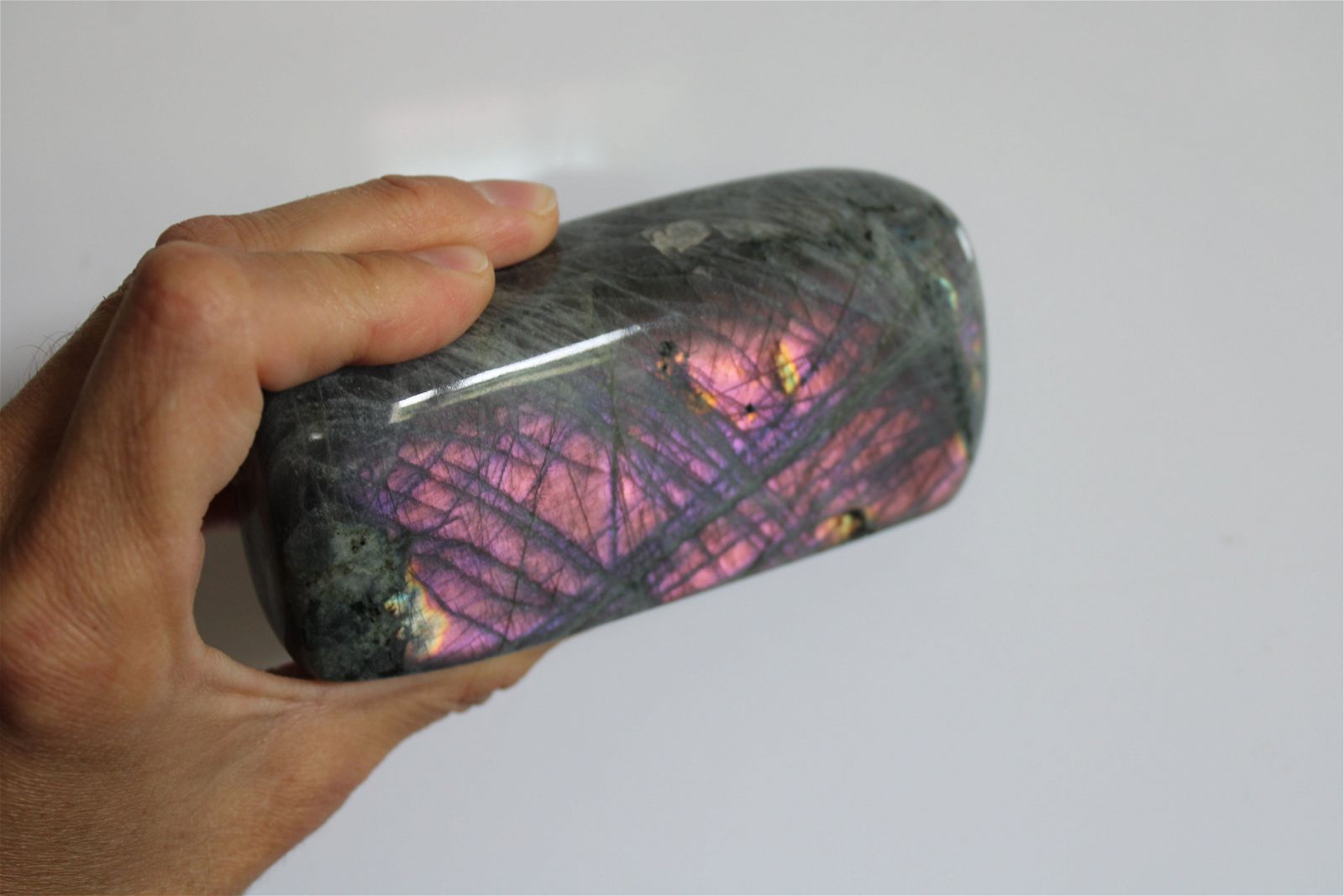 Labradorite à poser 500gr. 12 cm - Aurore Lune 