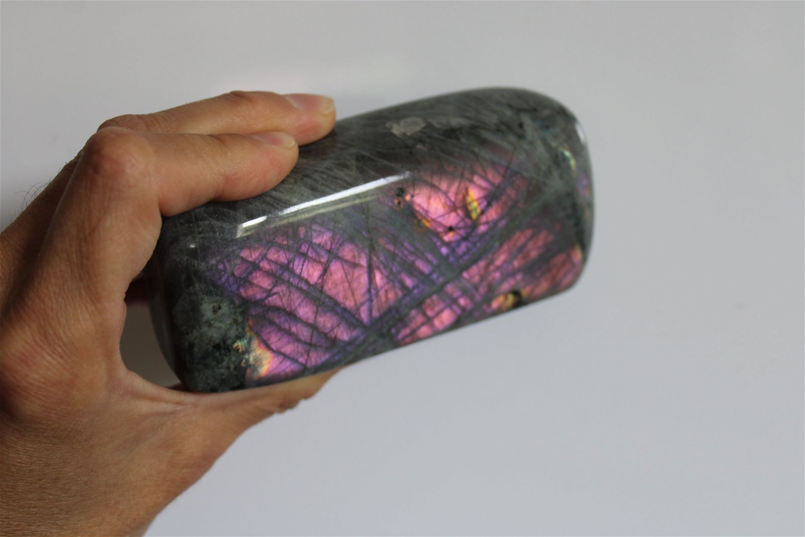 Labradorite à poser 500gr. 12 cm - Aurore Lune 