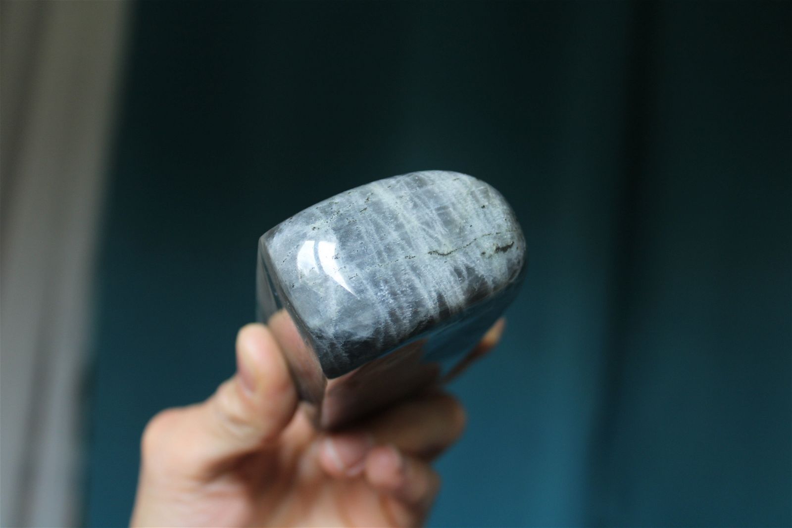 Labradorite à poser 500gr. 12 cm - Aurore Lune 