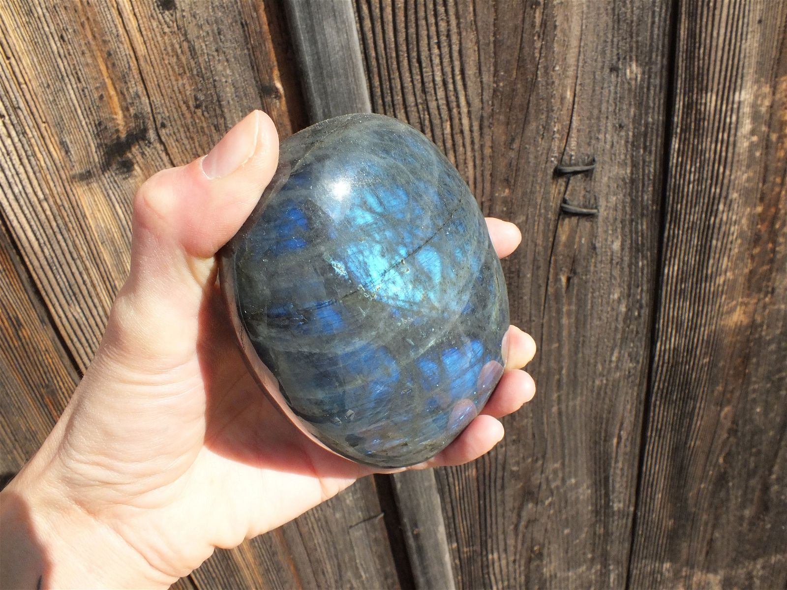 Labradorite bleue à poser - Aurore Lune 