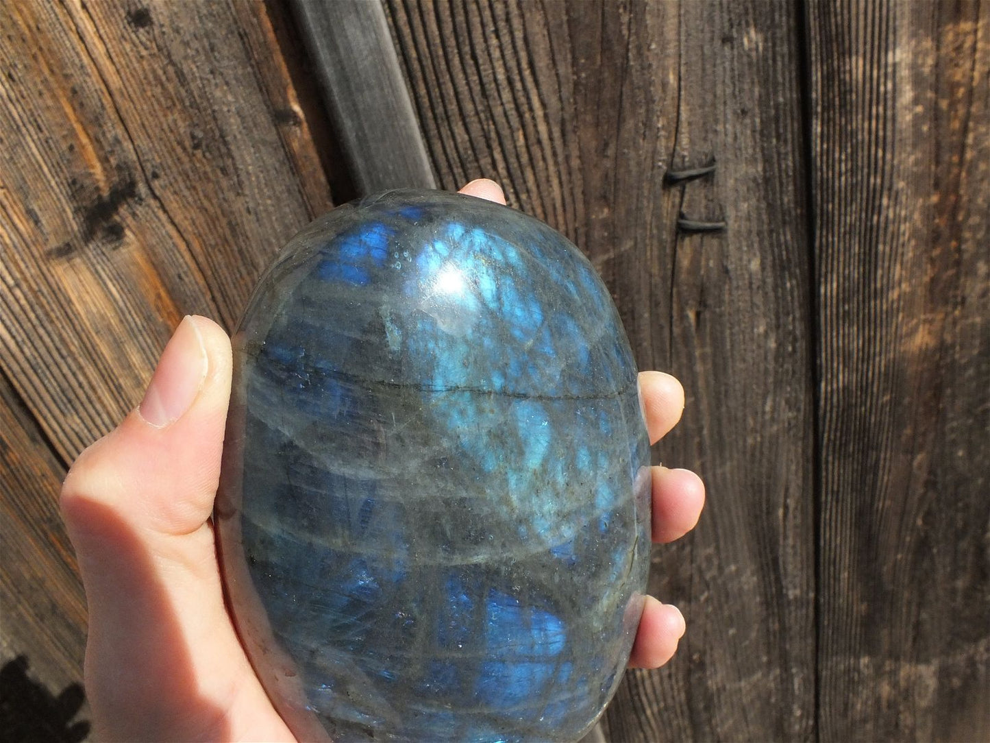 Labradorite bleue à poser - Aurore Lune 