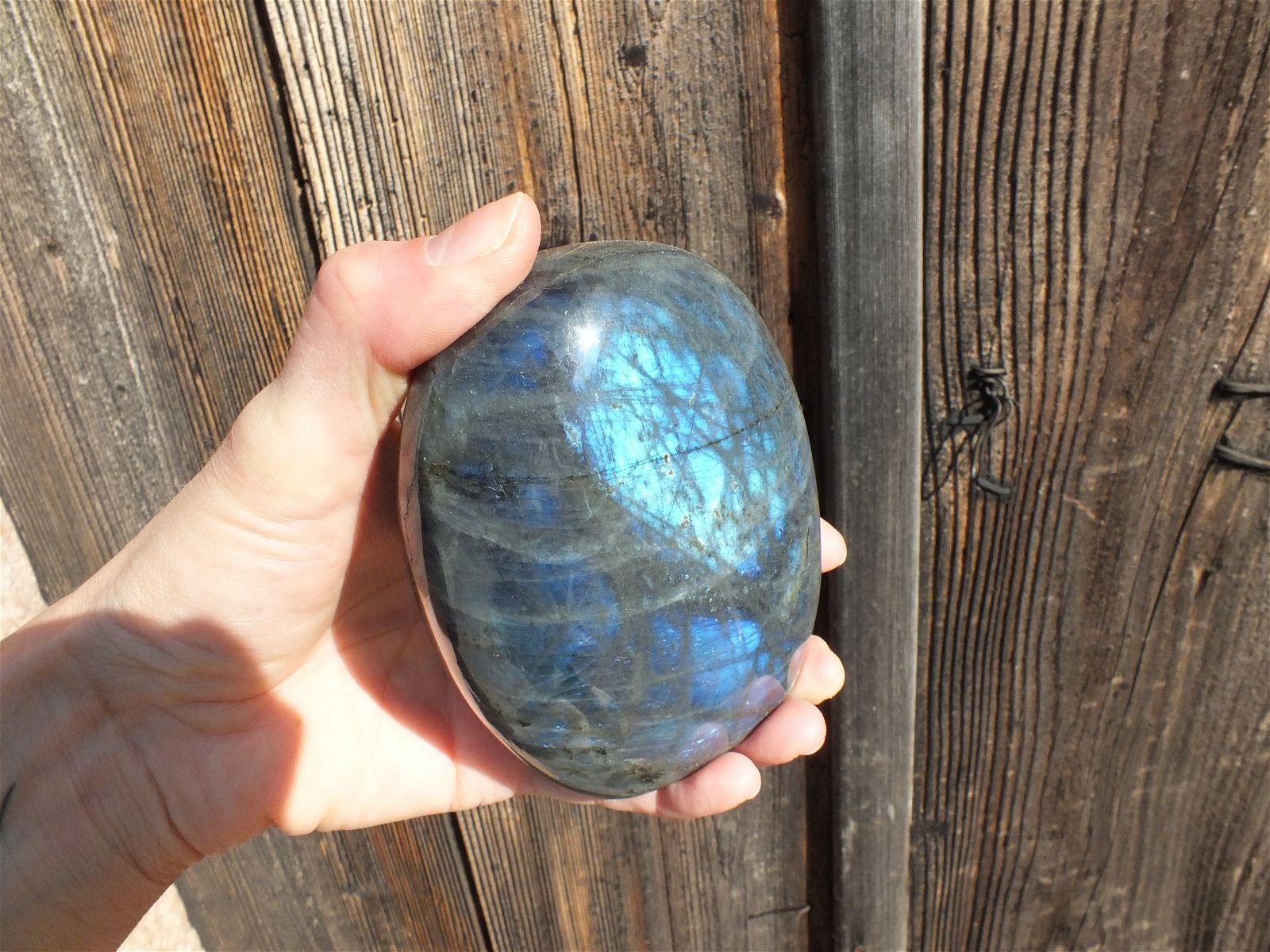 Labradorite bleue à poser - Aurore Lune 