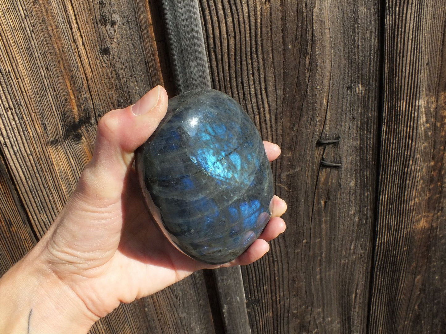 Labradorite bleue à poser - Aurore Lune 