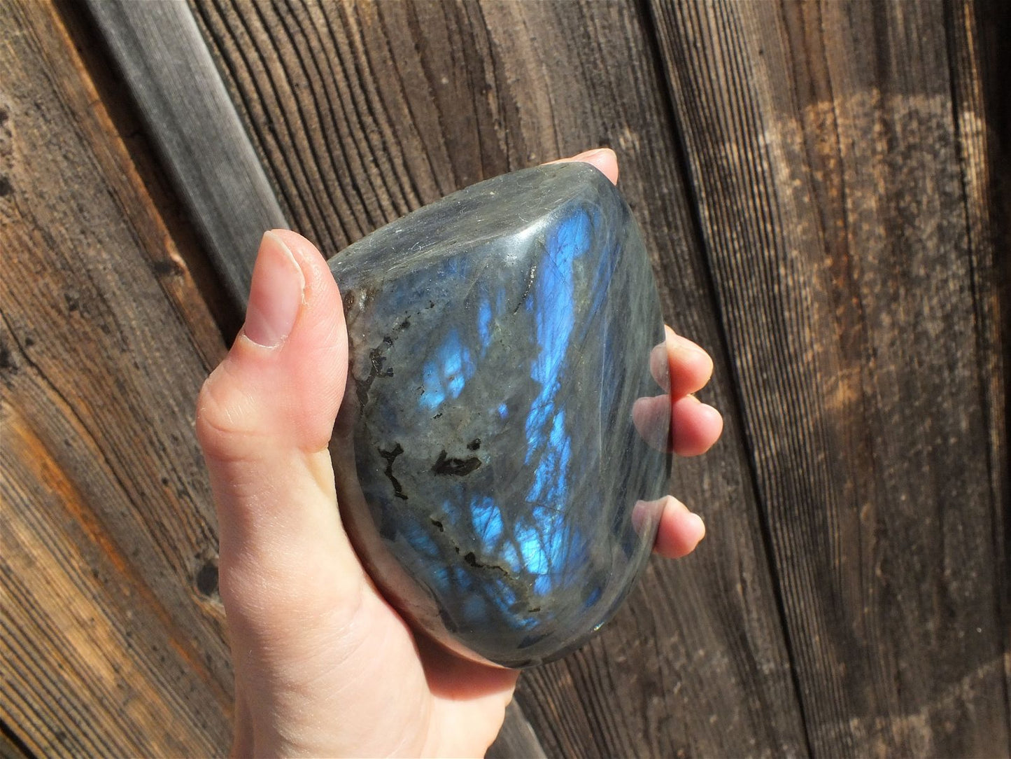 Labradorite bleue à poser - Aurore Lune 