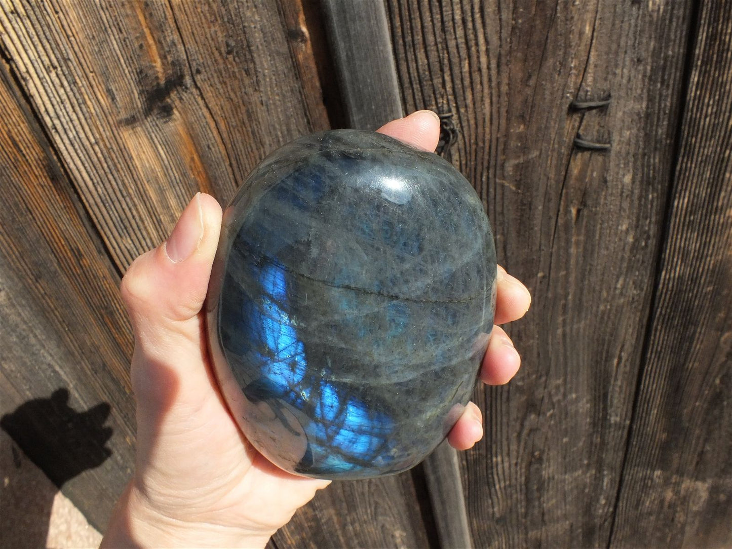 Labradorite bleue à poser - Aurore Lune 