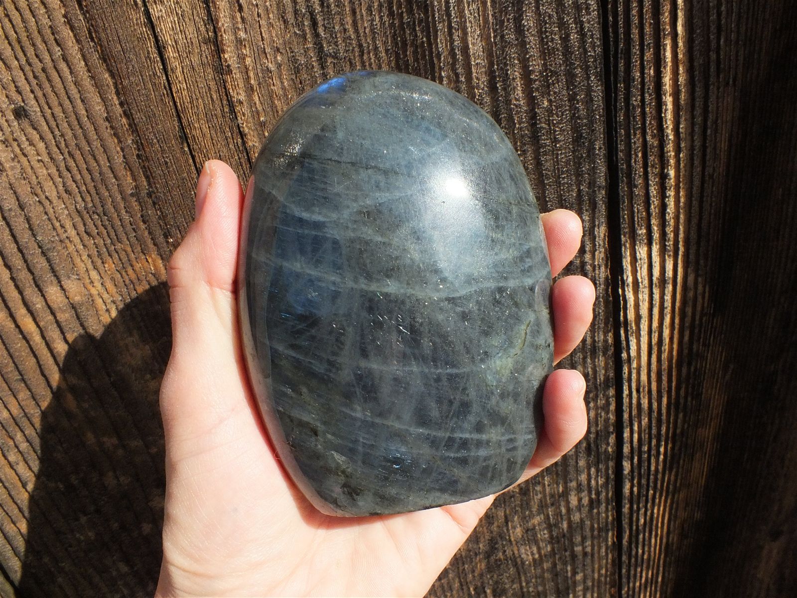 Labradorite bleue à poser - Aurore Lune 