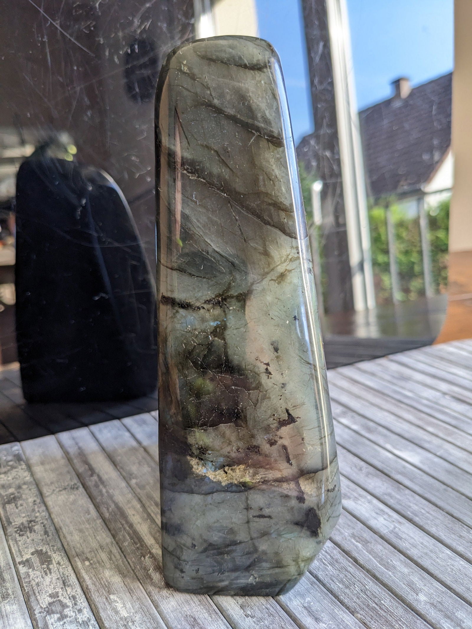 Labradorite bleue à poser 1.7 kg - Aurore Lune 