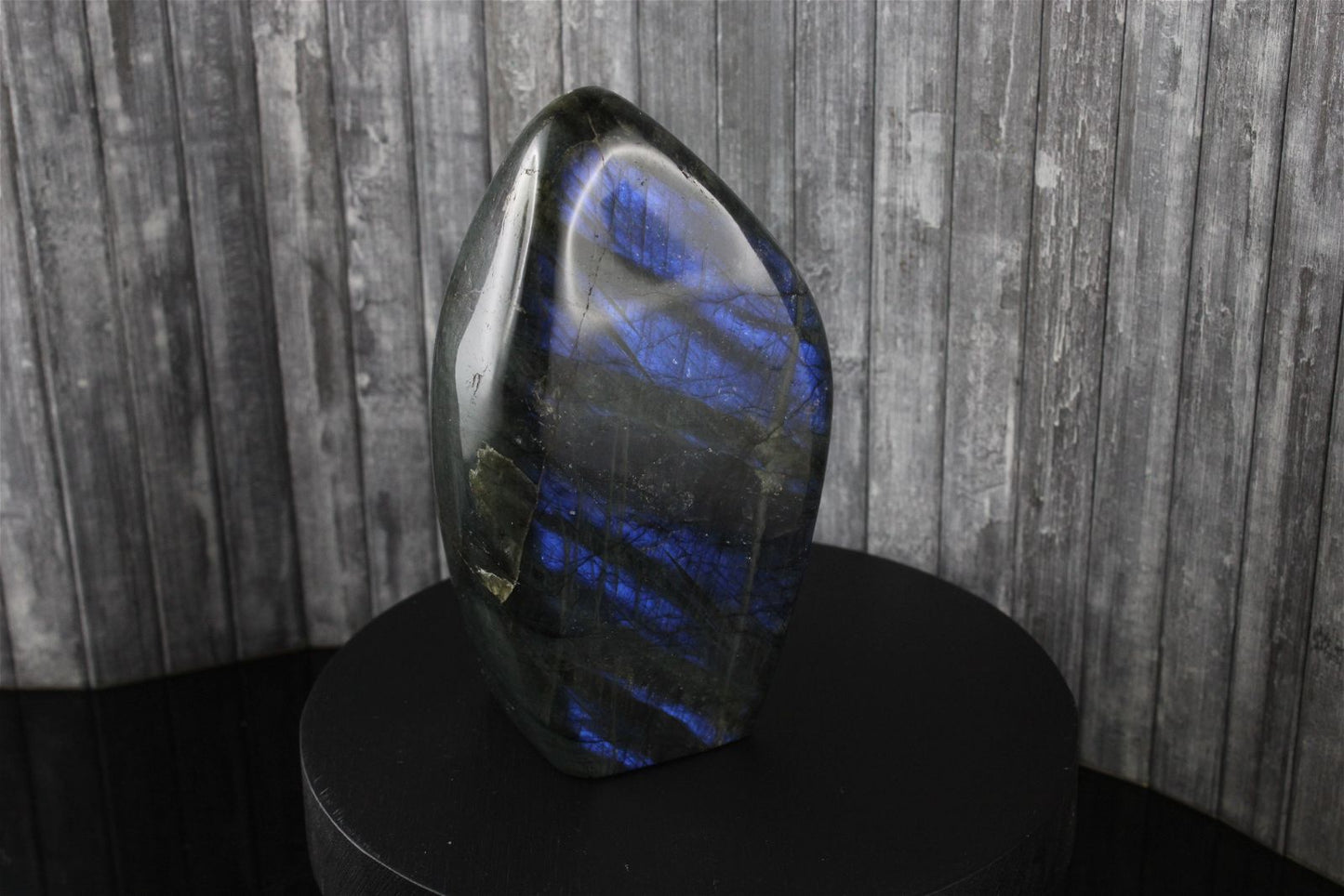 Labradorite bleue nuit à poser 558 gr - Aurore Lune 