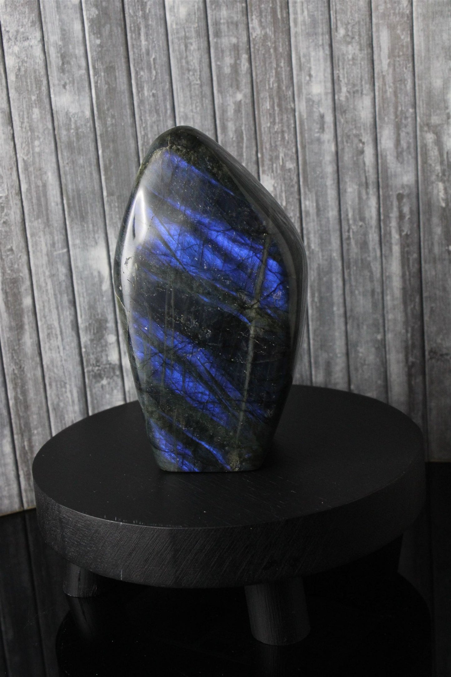 Labradorite bleue nuit à poser 558 gr - Aurore Lune 