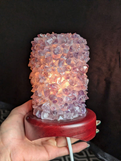 Lampe améthyste - Aurore Lune 