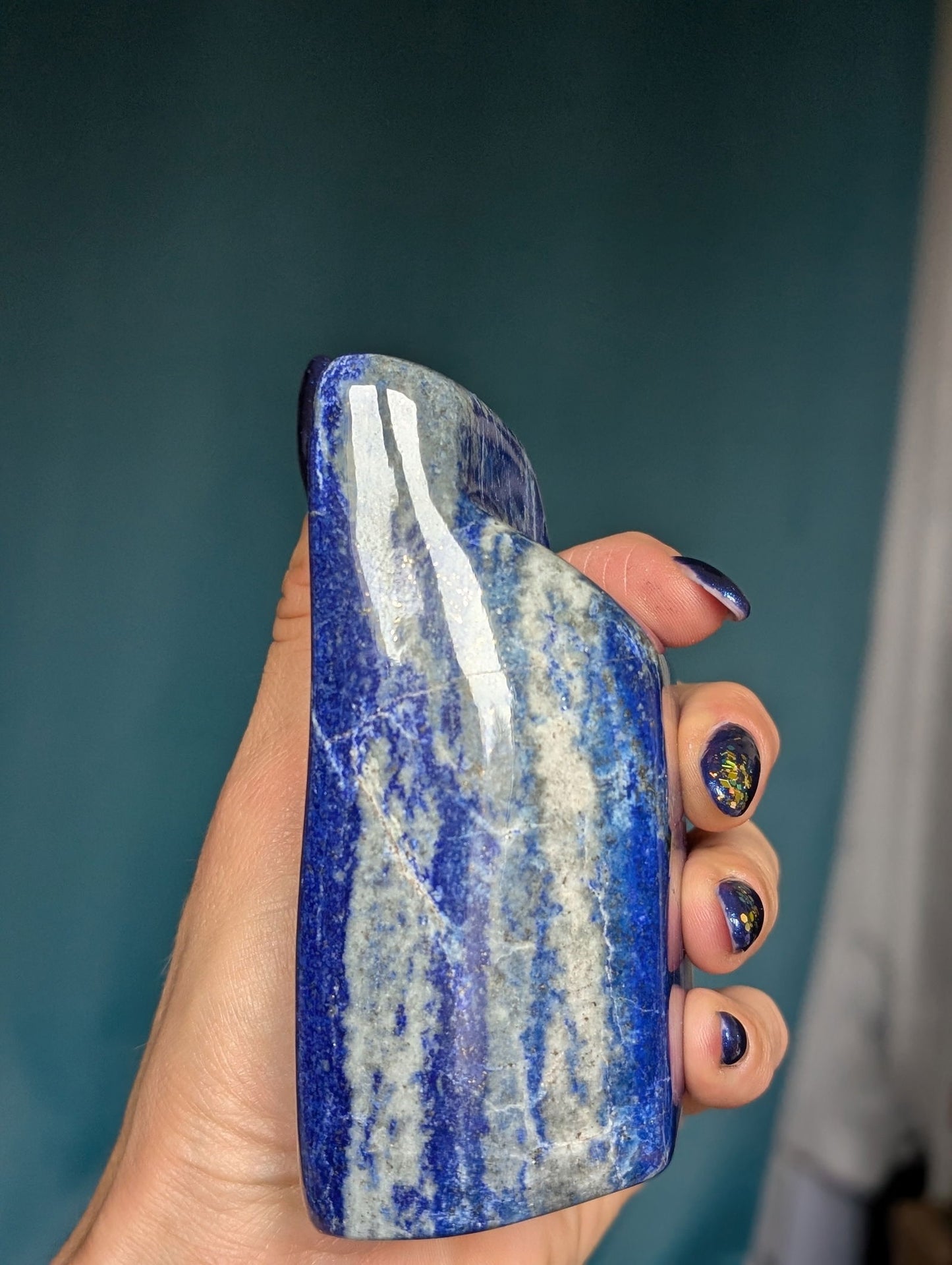Lapis lazuli à poser - Aurore Lune 