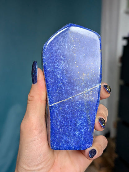 Lapis lazuli à poser - Aurore Lune 