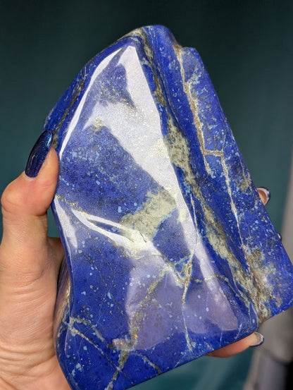 Lapis lazuli à poser - Aurore Lune 